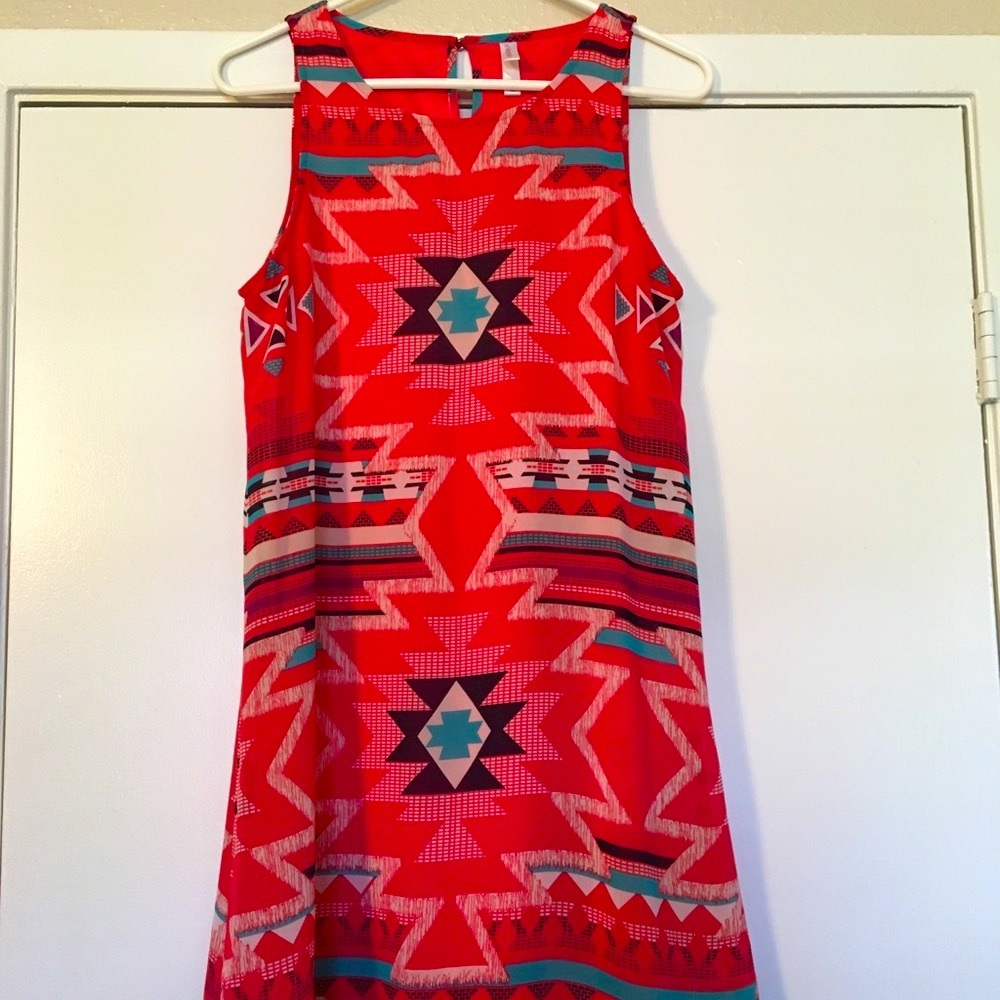 Xhilaration Sleeveless Aztec Dress